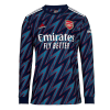 Men's Replica Arsenal Third Away Long Sleeves Soccer Jersey Shirt 2021/22 Adidas