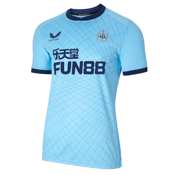 Men's Replica Newcastle Third Away Soccer Jersey Shirt 2021/22 Castore