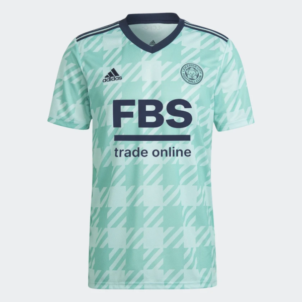 Men's Authentic Leicester City Away Soccer Jersey Shirt 2021/22 Adidas