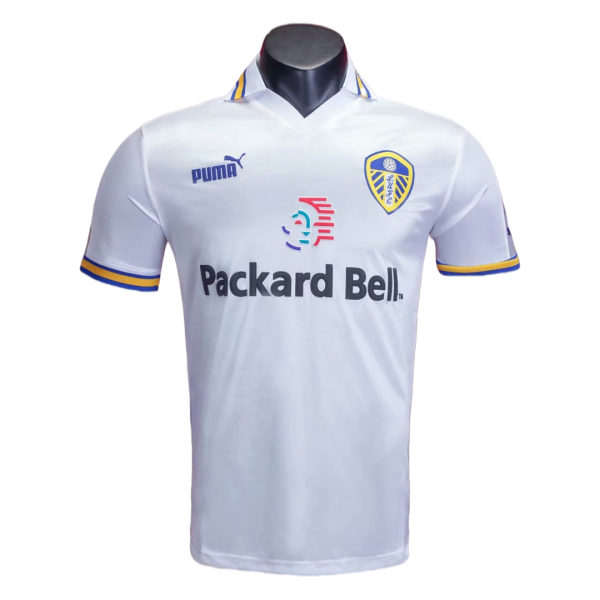 Men's Retro 1998/99 Leeds United Home Soccer Jersey Shirt
