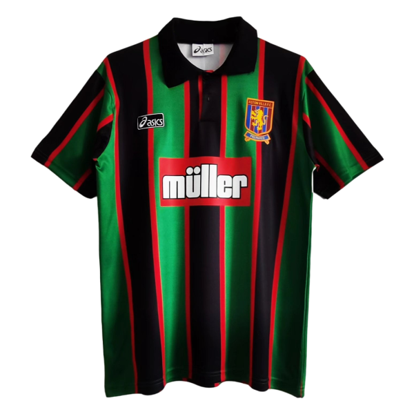 Men's Retro 1993/95 Aston Villa Away Soccer Jersey Shirt