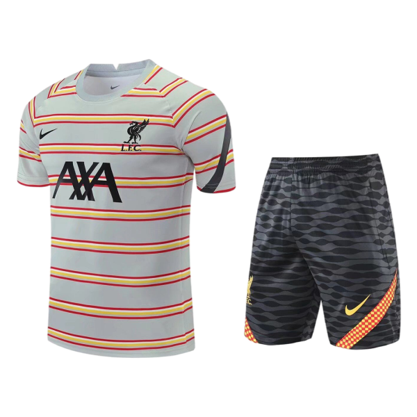 Men's Liverpool Training Soccer Jersey Kit (Jersey+Shorts) 2021/22 Nike
