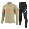 Men's Liverpool Zipper Tracksuit Sweat Shirt Kit (Top+Trousers) 2021/22 Nike