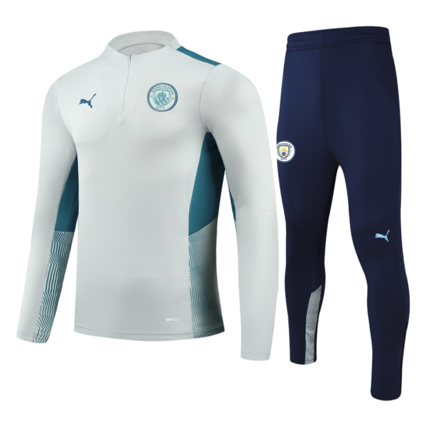Kids Manchester City Zipper
Tracksuit Sweat Shirt Kit(Top+Pants) 2021/22 Puma