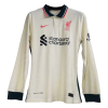 Men's Authentic Liverpool Away Soccer Long Sleeves Jersey Shirt 2021/22 Nike