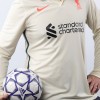 Men's Authentic Liverpool Away Soccer Long Sleeves Jersey Shirt 2021/22 Nike