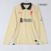 Men's Authentic Liverpool Away Soccer Long Sleeves Jersey Shirt 2021/22 Nike