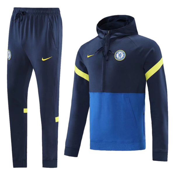 Men's Chelsea Tracksuit Sweat Shirt Kit (Top+Trousers) 2021/22 Nike