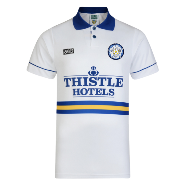 Men's Retro 93/95 Leeds United Home Soccer Jersey Shirt