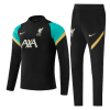 Men's Liverpool Zipper Tracksuit Sweat Shirt Kit (Top+Trousers) 2021/22 Nike