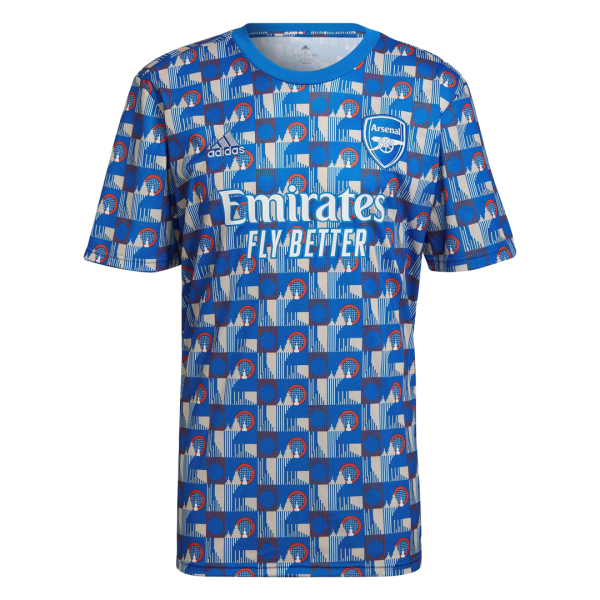 Men's Replica Arsenal x TFL Pre-Match Soccer Jersey Shirt 2021/22 Adidas