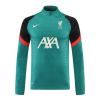 Men's Liverpool Zipper Tracksuit Sweat Shirt Kit (Top+Trousers) 2021/22 Nike