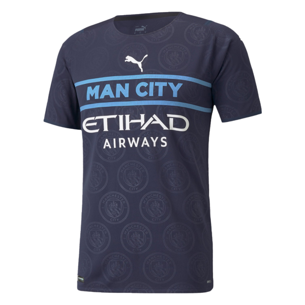Men's Authentic Manchester City Third Away Soccer Jersey Shirt 2021/22 Puma