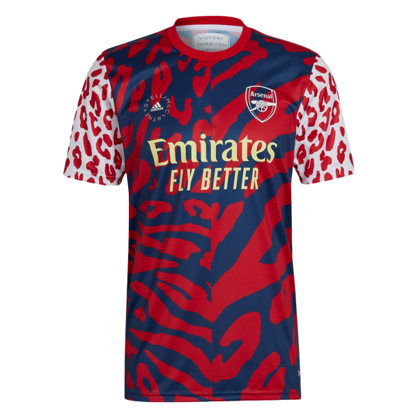 Men's Authentic Arsenal Pre-Match Soccer Jersey Shirt 2021/22 Adidas