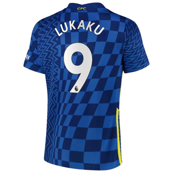 Men's Replica LUKAKU #9 Chelsea Home Soccer Jersey Shirt 2021/22 Nike