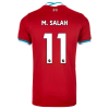 Men's Replica Mohamed Salah #11 Liverpool Home Soccer Jersey Shirt 2020/21 Nike