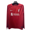 Men's Replica Liverpool Home Long Sleeves Soccer Jersey Shirt 2022/23 Nike