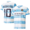 Men's Replica Puma AGÜEROOOO #10 Manchester City "93:20" Anniversary Pre-Match  Soccer Jersey Shirt 2021/22 Puma