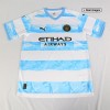 Men's Replica Puma AGÜEROOOO #10 Manchester City "93:20" Anniversary Pre-Match  Soccer Jersey Shirt 2021/22 Puma