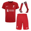 Men's Replica Liverpool Home Soccer Jersey Whole Kit (Jersey+Shorts+Socks) 2022/23 Nike