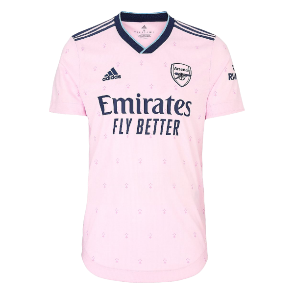 Men's Authentic Arsenal Third Away Soccer Jersey Shirt 2022/23 Adidas