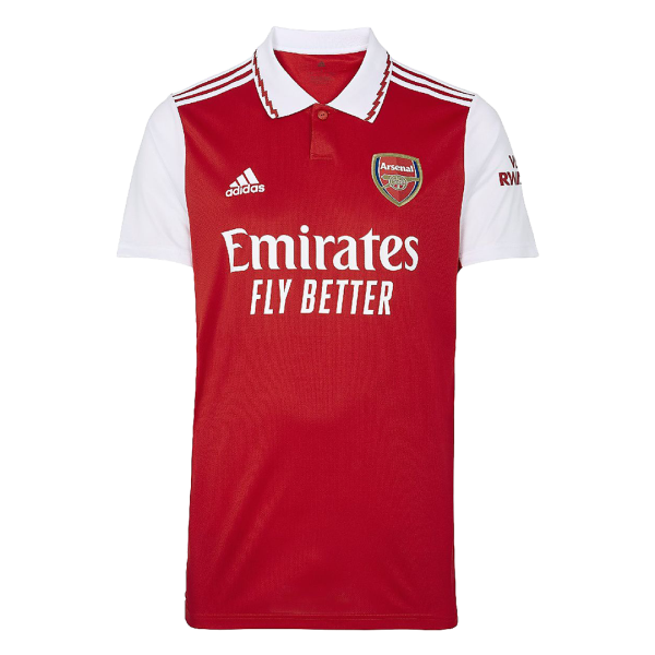 Men's Replica Arsenal Home Soccer Jersey Shirt 2022/23 Adidas