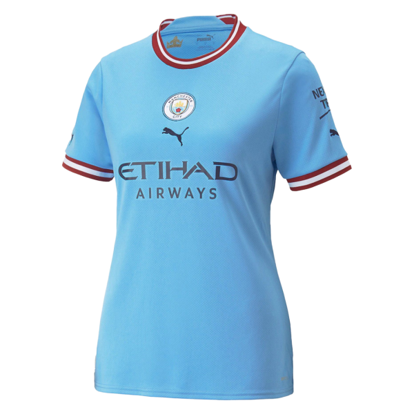 Women's Replica Manchester City Home Soccer Jersey Shirt 2022/23 Puma