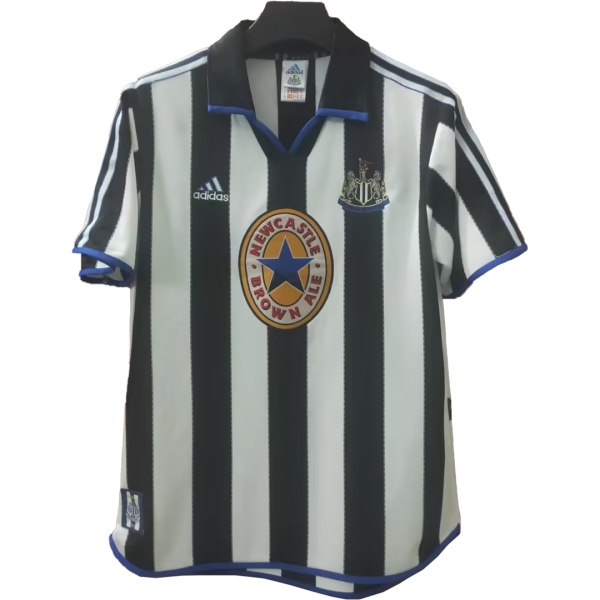 Men's Retro 1999/00 Newcastle Home Soccer Jersey Shirt Adidas