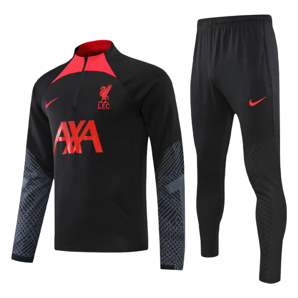 Men's Liverpool Zipper Tracksuit Sweat Shirt Kit (Top+Trousers) 2022/23 Nike