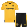 Kids Wolverhampton Wanderers Home Soccer Jersey Kit (Jersey+Shorts) 2022/23 Adidas