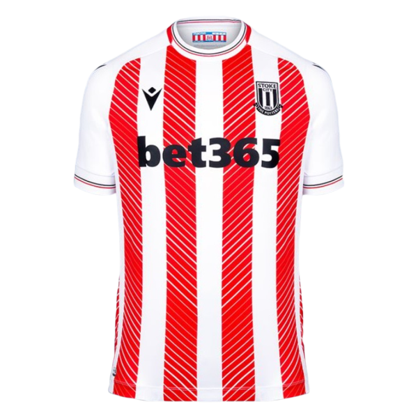 Men's Replica Stoke City Home Soccer Jersey Shirt 2022/23 Macron