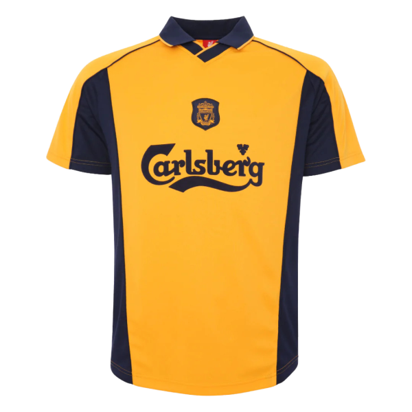 Men's Retro 2000/01 Liverpool Away Soccer Jersey Shirt