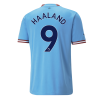 Men's Replica HAALAND #9 Manchester City Home Soccer Jersey Shirt 2022/23 Puma