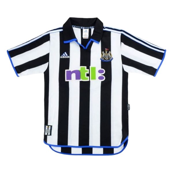 Men's Retro 2000/01 Newcastle Home Soccer Jersey Shirt Adidas
