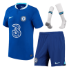 Men's Replica Chelsea Home Soccer Jersey Whole Kit (Jersey+Shorts+Socks) 2022/23 Nike