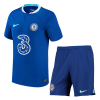 Men's Replica Chelsea Home Soccer Jersey Whole Kit (Jersey+Shorts+Socks) 2022/23 Nike