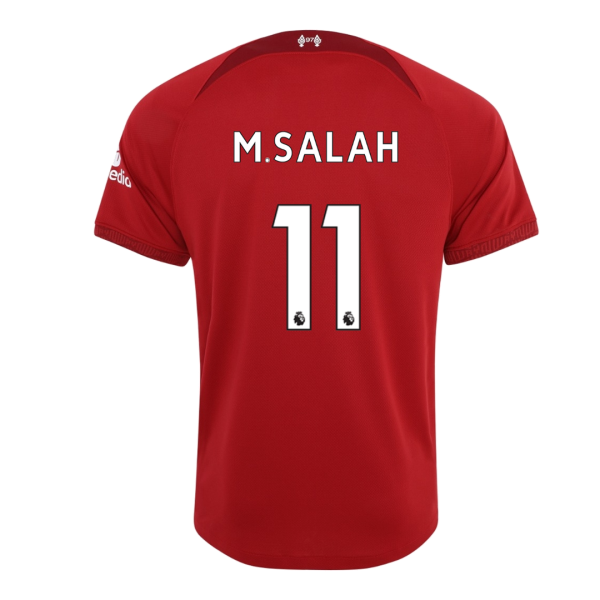 Men's Replica M.SALAH #11 Liverpool Home Soccer Jersey Shirt 2022/23 Nike