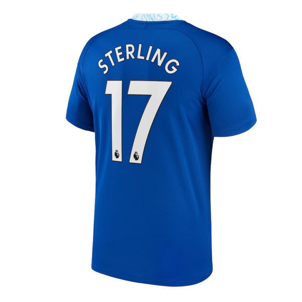 Men's Replica STERLING #17 Chelsea Home Soccer Jersey Shirt 2022/23 Nike