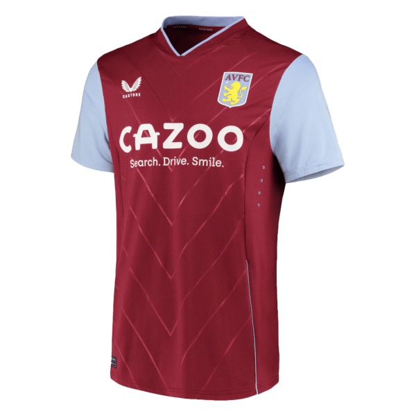 Men's Authentic Aston Villa Home Soccer Jersey Shirt 2022/23 Castore