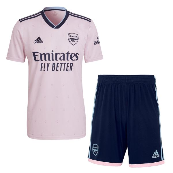 Men's Replica Arsenal Third Away Soccer Jersey Kit (Jersey+Shorts) 2022/23 Adidas