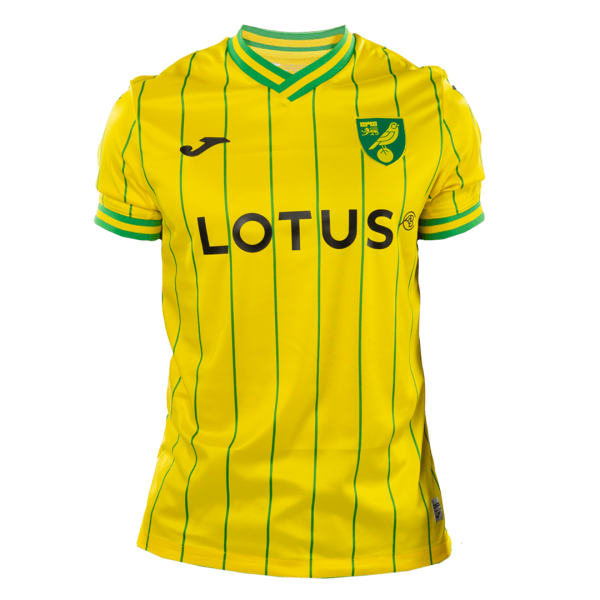 Men's Replica Norwich City Home Soccer Jersey Shirt 2022/23