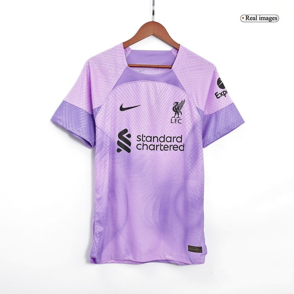 Men's Replica Liverpool Goalkeeper Soccer Jersey Shirt 2022/23 Nike