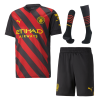Men's Replica Manchester City Away Soccer Jersey Whole Kit (Jersey+Shorts+Socks) 2022/23 Puma