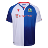 Men's Replica Blackburn Rovers Home Soccer Jersey Shirt 2022/23 Macron