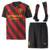 Kids Manchester City Away Soccer Jersey Whole Kit (Jersey+Shorts+Socks) 2022/23 Puma