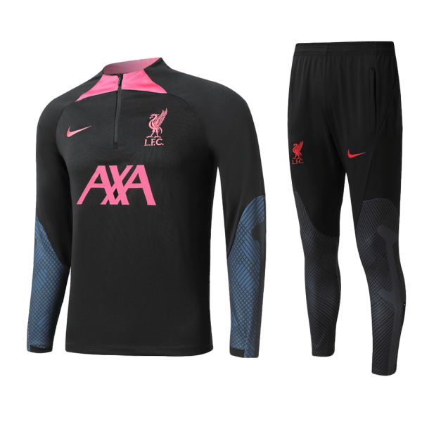 Men's Liverpool Zipper Tracksuit Sweat Shirt Kit (Top+Trousers) 2022/23 Nike