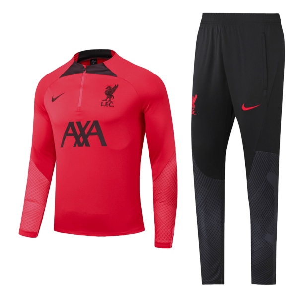 Kids Liverpool Zipper
Tracksuit Sweat Shirt Kit(Top+Pants) 2022/23 Nike