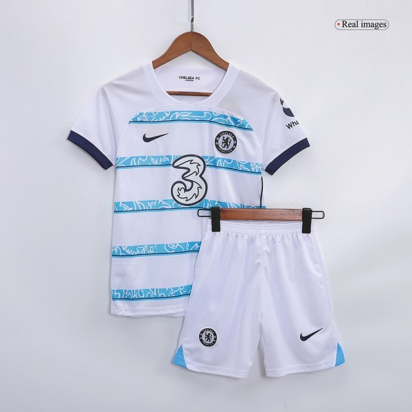Kids Chelsea Away Soccer Jersey Kit (Jersey+Shorts) 2022/23 Nike