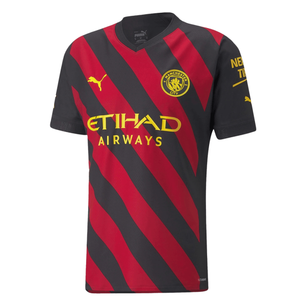 Men's Authentic Manchester City Away Soccer Jersey Shirt 2022/23 Puma