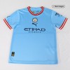 Kids Manchester City Home Soccer Jersey Whole Kit (Jersey+Shorts+Socks) 2022/23 Puma